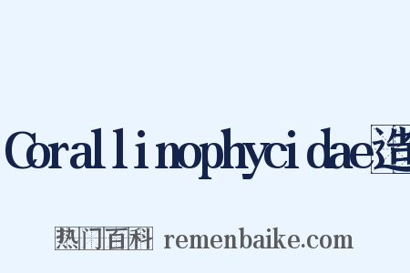 Corallinophycidae造句是什么意思的图片